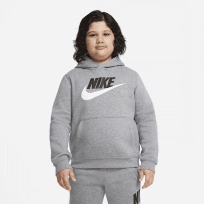 Nike Sportswear Club Fleece Big Kids' (Boys') Pullover Hoodie (Extended Size)