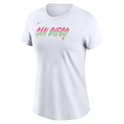 Женская футболка San Diego Padres City Connect Wordmark