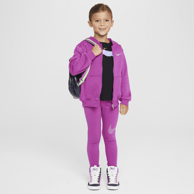 Nike Shine Little Kids' Full-Zip Hoodie and Leggings Set