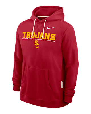 Мужское худи USC Sideline Nike Dri-FIT College Pullover Hoodie
