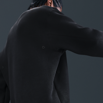 Sudadera de cuello redondo de tejido Fleece de ajuste holgado para hombre Nike Tech