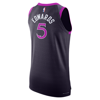 Anthony Edwards Minnesota Timberwolves City Edition Men's Nike Dri-FIT ADV NBA Authentic Jersey
