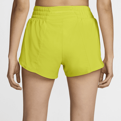 Nike One Women's Dri-FIT Mid-Rise Brief-Lined Graphic Shorts