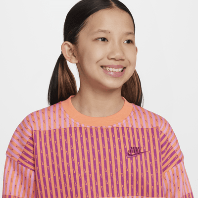 Felpa oversize Nike Sportswear Club Fleece – Ragazza