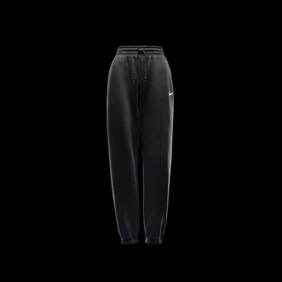 Overdimensionerede Nike Sportswear Phoenix Fleece-sweatpants med høj talje til kvinder