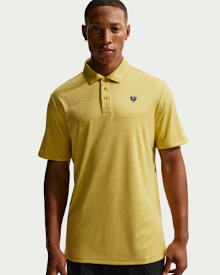 yellow golf shirt nike