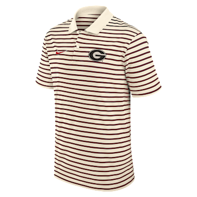 Georgia Striped Men's Nike Dri-FIT College Polo