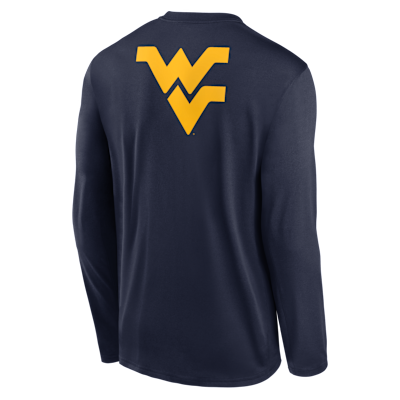 West Virginia Primetime Legend 2-Hit Men's Nike Dri-FIT College Long-Sleeve T-Shirt