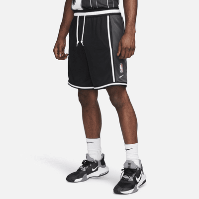 Men's Brooklyn Nets Nike Charcoal/White Pre-Game Performance Shorts