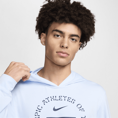 Sudadera con gorro Nike Dri-FIT Yoga ligera para hombre USA Restore