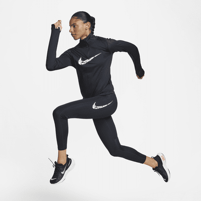 Leggings de correr de tiro medio de 7/8 con bolsillos para mujer Nike Fast