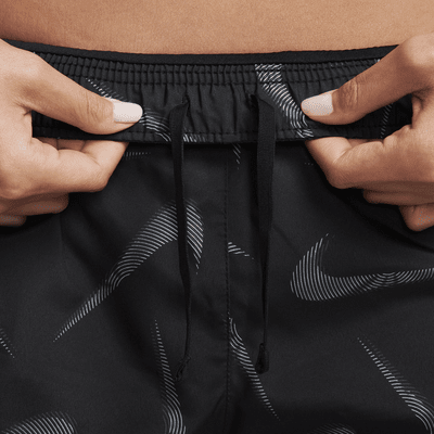 Nike Tempo Swoosh Women's Dri-FIT Brief-Lined Printed Running Shorts