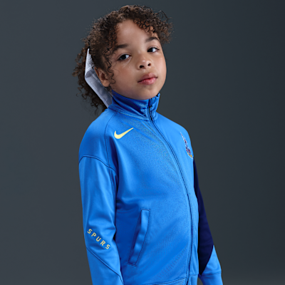 Fato de treino de futebol de malha Nike Dri-FIT Total 90 do terceiro equipamento Strike Tottenham Hotspur para criança
