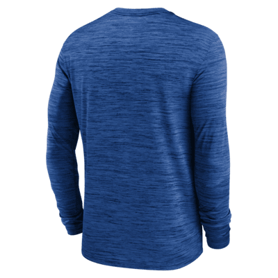 Nike Youth Indianapolis Colts Sideline Velocity Blue Long Sleeve T-Shirt