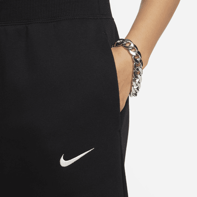 Korte Nike Sportswear Phoenix Fleece-sweatpants med høj talje til kvinder