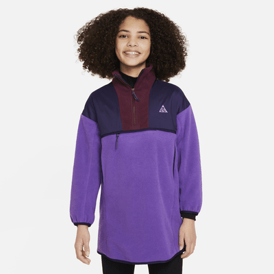 Túnica holgada para niños talla grande Nike ACG "Wolf Tree"