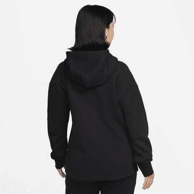 เสื้อมีฮู้ดซิปยาวผู้หญิง Nike Sportswear Tech Fleece Windrunner