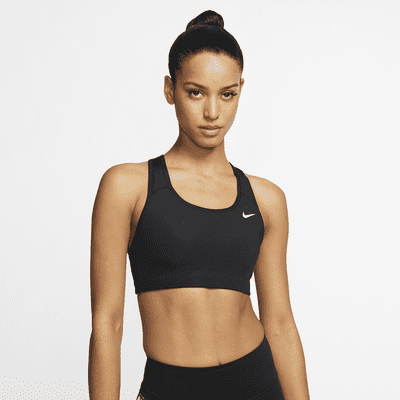 Buy Nike Swoosh Medium Sports Bras Women Black online