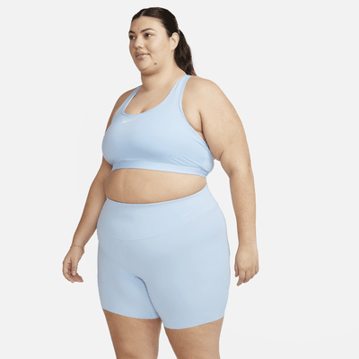 Nike Zenvy Women's Gentle-Support High-Waisted 8" Biker Shorts (Plus Size)