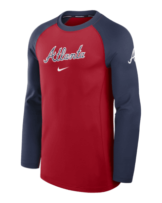 Мужская футболка Atlanta Braves Authentic Collection Game Time Nike Dri-FIT MLB Long-Sleeve