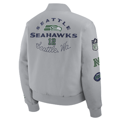 Seattle Seahawks Rivalries Collection Men's Nike NFL Full-Snap Varsity Jacket