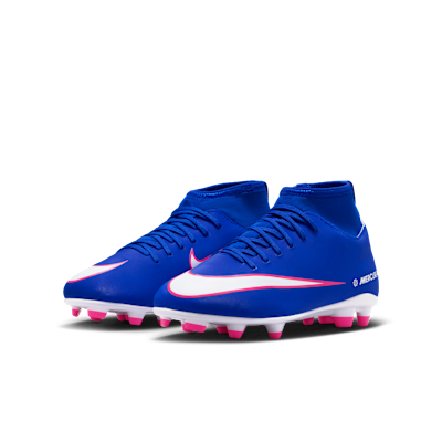 Ποδοσφαιρικά παπούτσια ψηλού προφίλ για διαφορετικές επιφάνειες Nike Jr. Mercurial Superfly 10 Club για μικρά/μεγάλα παιδιά