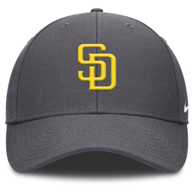 Gorra Nike Dri-FIT de la MLB ajustable para hombre San Diego Padres Club