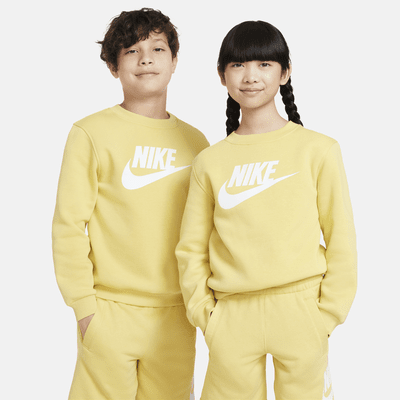 Yellow discount nike sweatshirt