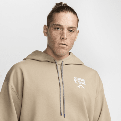 Felpa da running in fleece con cappuccio Dri-FIT Nike Trail – Uomo