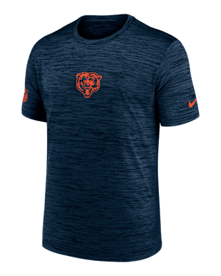 Мужская футболка Chicago Bears Sideline Team Issue Velocity Nike Dri-FIT NFL