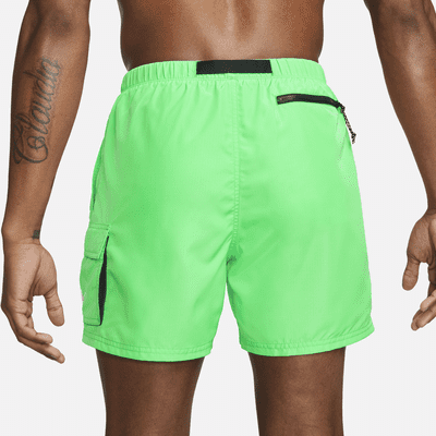 Nike Men's 5" Belted Packable Swim Trunks