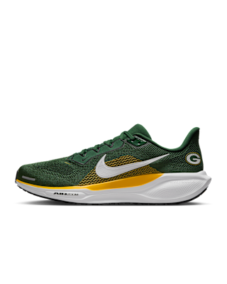 Unisex кроссовки Green Bay Packers Pegasus 41 Nike NFL Road для бега