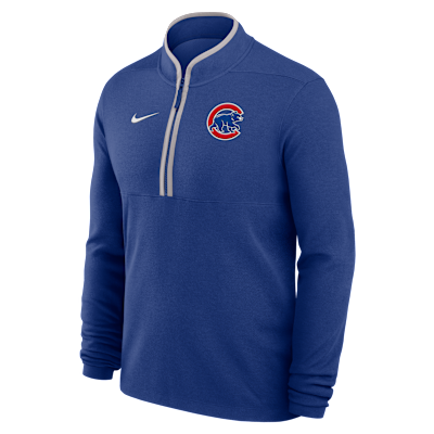 Chicago Cubs Victory Men's Nike Dri-FIT MLB 1/2-Zip Long-Sleeve Top