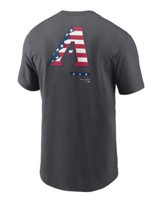 Arizona Diamondbacks Mlb Baseball Jersey American Flag Tee