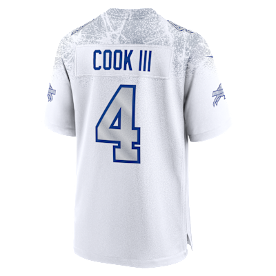 James Cook III Buffalo Bills Rivalries Collection Men’s Nike NFL Game Jersey