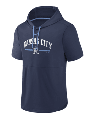 Youth Nike Navy Kansas City Royals City Connect Performance Pullover Hoodie