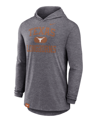 Мужская футболка Texas Longhorns Blitz Nike Dri-FIT College Long-Sleeve Hooded