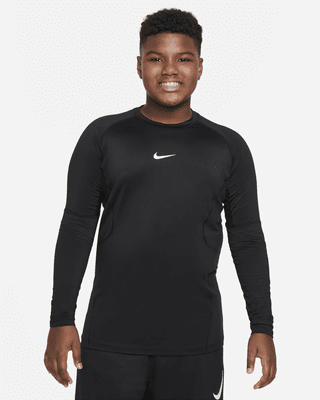 Детские  Nike Pro Big Kids' (Boys') Dri-FIT Long-Sleeve Top (Extended Size)
