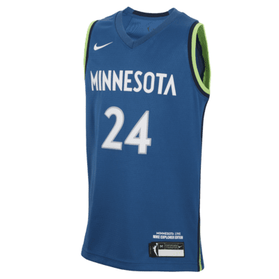 Jersey Nike Dri-FIT de la WNBA Swingman para niños talla grande Napheesa Collier Minnesota Lynx 2024 Explorer Edition