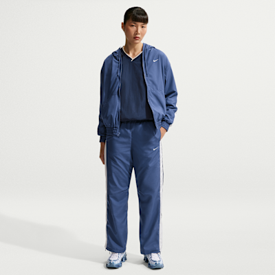 나이키 스포츠웨어 클래식 여성 미드라이즈 오픈 헴 팬츠