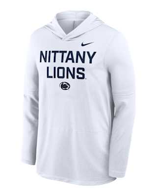Мужские  Penn State Sideline Nike Dri-FIT College Long-Sleeve Hooded Top