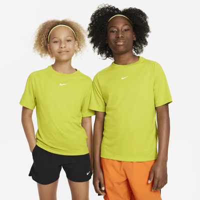 Playera de entrenamiento con gráfico Dri-FIT Nike Multi para niño talla grande