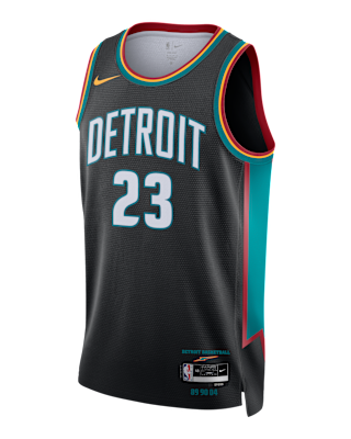 Мужские джерси Jaden Ivey Detroit Pistons City Edition Nike NBA Swingman Jersey