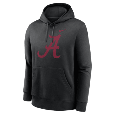 Alabama Crimson Tide Primetime Evergreen Club Primary Logo Men's Nike College Pullover Hoodie