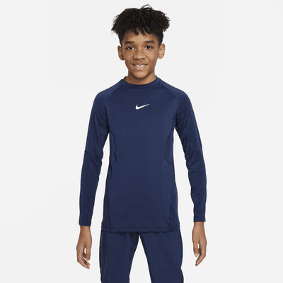 Nike Pro Big Kids' (Boys') Dri-FIT Long-Sleeve Top