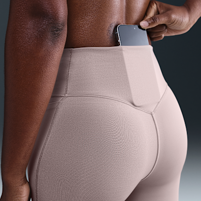 Nike Universa Women's High-Waisted 7/8 Leggings with No Front Seam