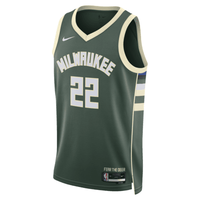 Milwaukee Bucks Icon Edition 2022/23 Men's Nike Dri-FIT NBA Swingman Jersey