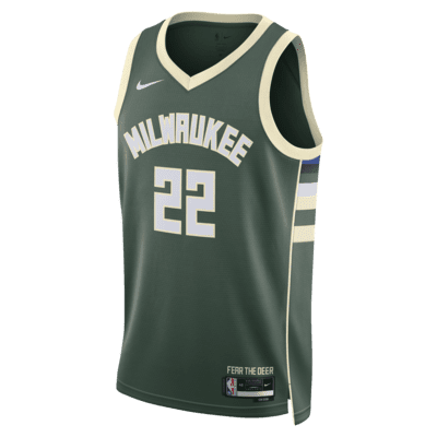 Мужские джерси Milwaukee Bucks Icon Edition 2022/23