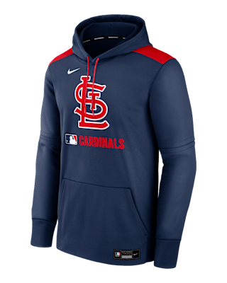 Мужское худи St. Louis Cardinals Authentic Collection Nike Therma MLB Pullover Hoodie