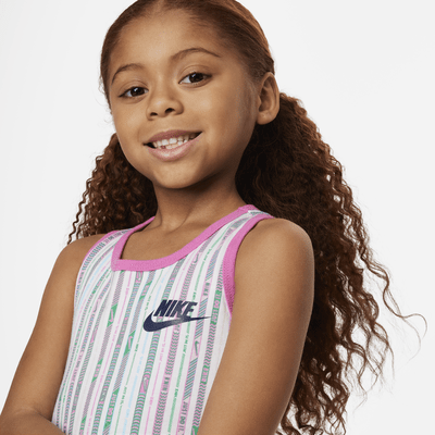 Vestido estampado para niños de preescolar Nike Happy Camper